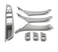 LIANGYIMEI for 5 Series F10 F11 520i 523i 525i 528i 530i LHD Car Interior Door Handle Armrest Panel Pull Trim Cover (LHD Gray Set)