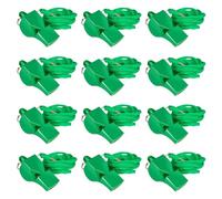 LIANGYUNZE Green Professional Sport Whistle Set with Lanyard - Loud Pea-Less Whistle for Coaches, Referees, Lifeguards and Police