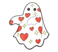 lianiser Ghost Enamel Pins for Backpacks Halloween Brooches Cute Button Kawaii Pins Accessories Novelty Cartoon Fruit Animal Funny Pins Lovely Lapel Badges Jackets for Women Girl Boy Men-Red heart-7