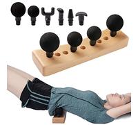 Lianjindun Psoas Muscle Release Tool, Hip Hook, Flexor Muscle Tool, Trigger Point Massager, Deep Tissue, Wood Therapy Massager with 20 Adjustable Massage Heads