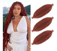 Lianlian 12 inch Pre-Separated Springy Afro Twist Hair 3 Packs spring twist hair for marley twist braiding Pre-fluffed Afro Kinky Marley Hair Extensions(12 Inch,350#)