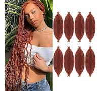 lianlian Springy Afro Twist Hair 24 INCH Pre-Separated 8Packs Synthetic Marley Crochet Braiding For Distressed Soft Locs Extension For Black Women (350#, 24INCH(Pack of 8))