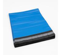 Lianpak 19"x24" Inch Sky Blue Mailing Bags - 100 Pack - 50μm Thick Poly Postal Bags - Waterproof & Tear Resistant - Recyclable Packaging for Clothes, Parcels, Vinted & eCommerce