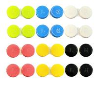LIANRISES 12pcs Contact Lens Cases, Contact Lenses Holder Box, with Left/Right Caps for Home Travel Outdoor