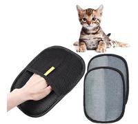 LIANRISES 3pcs Pet Hair Removal Glove Electrostatic, Double-Sided Dog Hair Remover Mitt, Cat Grooming Gloves, Washable for Carpet Bed Couch Sheets Clothes