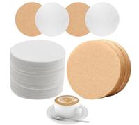 LIANRISES 800pcs 64mm Coffee Filter Papers for Aeropress Coffee Maker Filters, Replacement Round Disposable