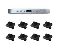 LIANRISES 8pcs Usb C Dust Plug Type C Dust Plug Silicone Charging Port Cover Type C Plug Cover Type-C Port Dust Plugs Usb C Cover for iPhone 15/16 for Samsung HUAWEI Xiaomi OPPO Smartphone and Tablets