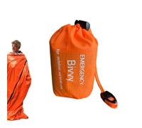 LIANRISES Emergency Sleeping Bag with Whistle Survival Bag Bivvy Bag Bivi Bag Emergency Shelter Emergency Blanket Waterproof and Windproof for Camping Hiking