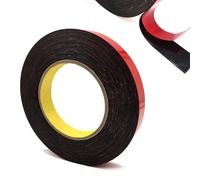 LianSinGo 10m Double Sided Tape, 10mm x 10m Heavy Duty Waterproof Mounting Tape, Strong Adhesive Foam Tapes, Sticky Tapes for Car, Home and Office Decor