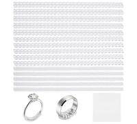 LianSinGo 15 Pack Invisible Ring Size Adjuster, 3 Sizes Resizer Clips for Loose Rings, Silicone Ring Guards for Secure Fit