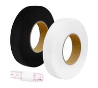 LianSinGo 2 Pack Iron On Hemming Tape, 60 M Wonder Web Hemming Tape, Hem-ming Web Tapes for Fabrics, Ideal for Splicing Fabrics, Trousers, Clothes & Curtains