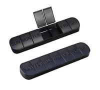 LianSinGo 2 PCS Weekly Medicine Box, Pill Boxes 7 Day 1 Times A Day, Large Travel Organizer for Vitamins & Supplements, Easy Open Medical Holder