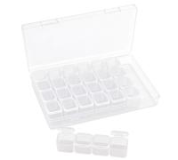 LianSinGo 28 Grids Art Storage Boxes, Diamond Embroidery Box, Diamond Accessories Crystal Storage Box Clear Bead Container for Beads Art DIY Crafts Jewelry