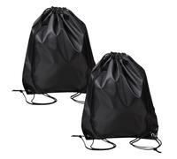 LianSinGo 2PCS Drawstring Bags, Waterproof Drawstring Gym Bags String for Men Women, Polyester Bags Drawstring- Sports Backpack for School, Travel, Beach, Fitness