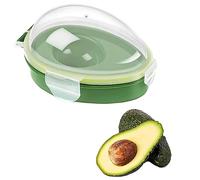 LianSinGo Avocado Keeper Reusable Storage Container, Food Crisper Storage Box Individual Avocado Saver Fruit Fresh Container Kitchen Accessories(COLOR:Green)