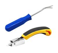 LianSinGo Staple Puller Tool, U Tip Fastener Remover, Heavy Duty Staple Remover, Strength Sta-ple Puller Removing for Furniture Floor Wooden Case Photo Frame & Carpets