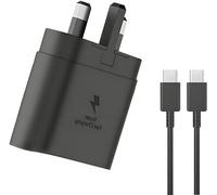 LIANSUM 45W USB C Super Fast Charger Compatible with Samsung Galaxy S25 Ultra/S25/S24/S24 Ultra/S23 Ultra/S23/S22/S21/S20/A14/A15/A55/A54, UK Plug with Type C Cable