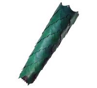 Lianxiaoou Medieval Dragonscale Archer Quiver, Adjustable Forest Elven PU Leather Arrow Case Holder For Larp, Halloween Fantasy Ranger Elf Archery Holste, Cosplay Costume Accessories,Green