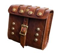 Lianxiaoou Steampunk Retro Rivet Waist Bag, Outdoor Sporting Hicking Waist Hip Pack Messenger Shoulder Drop Leg Thigh Bag Pouch, Steampunk Cosplay Costume, Brown