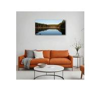 lianyibo 1 PC Large Modern Landscape Canvas Wall Art Peaceful Elegant Harmonic Picturesque Scene Bathroom & Bedroom Decor 40x80cm framework
