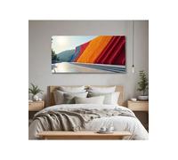 lianyibo 1 PC Large Modern Landscape Canvas Wall Art Prints Golden Moody Digital Minimalism Bathroom & Bedroom Decor 50x100cm Frameless