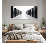 lianyibo 1 PC Large Modern Landscape Canvas Wall Art Prints Timeless Digital Minimalism Featuring Bathroom Bedroom Decor 75x150cm framework