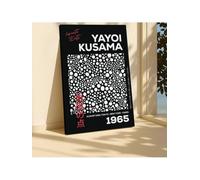 lianyibo 1pc Yayoi Kusama Infinity Dots Wall Art, Abstract Polka Dot Pattern Canvas Prints For Living Room, Bedroom, Decor(60x80cm/Inner frame)