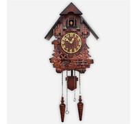 LIANZHUANG Cuckoo Wall Clock for Living Room Decoration with Bird Voices Call, Pendulum Clock, Cuckoo Sings on Hour