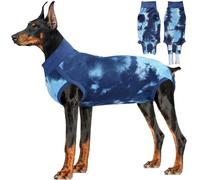 LIANZIMAU Dog Surgery Recovery Suit - Onesie for Spay & Castration Surgery Recovery - Male & Female Dog Bodysuit - Cone E-Collar Alternative
