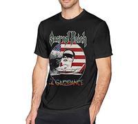 LIAO1999X Sacred Reich Ignorance 2020 Comfort Men's Cotton Sport Short Sleeve t-Shirt Black (Large)