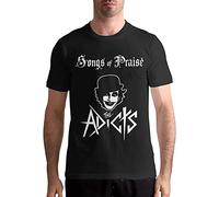 LIAO1999X The Adicts Shirt Men's Cotton T Shirt Fashion Casual Round Neck Tops Short Sleeve Tee (Medium)