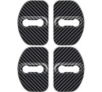 LIAOAL 4PCS Car Door Lock Cover Protector for JAGUAR F-PACE 2017-2024, Car Door Lock Protector Quiet Closing Anti and Vibration Dampening.