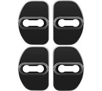 LIAOAL 4PCS Car Door Lock Cover Protector for JAGUAR F-PACE 2017-2024, Car Door Lock Protector Quiet Closing Anti and Vibration Dampening.