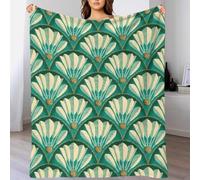 LIAOHENKAN Art Deco Shuttlecock Soft Flannel Throw Blanket 3D Prints Cozy Warm Blanket for Bed Sofa Couch Chair Ideal for Home Use Travel Kids Room 40x50inch(100x130cm)