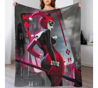 LIAOHENKAN Clown Girl Anime 3D Printed Throw Blanket Plush Sherpa Blankets for Boys Girls Toddler Couch Bed Sofa Nursery Fleece Throw Blanket Original Concept 50x60inch(127x152cm)
