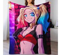 LIAOHENKAN Clown Girl Anime 3D Printed Throw Blanket Plush Sherpa Blankets for Boys Girls Toddler Couch Bed Sofa Nursery Fleece Throw Blanket Original Concept 50x60inch(127x152cm)