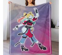 LIAOHENKAN Clown Girl Anime 3D Printed Throw Blanket Plush Sherpa Blankets Kids Gift Couch Sofa Soft Cozy Flannel Fleece Blanket Machine Washable Original Concept 60x80inch(150x200cm)