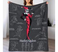 LIAOHENKAN Clown Girl Anime Throw Blanket 3D Printed Fleece Throw Blankets Kids Gift,Plush Sherpa Blanket Couch Bed Sofa Nursery Soft Fuzzy Decor Original Concept 80x90inch(200x230cm)