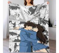 LIAOHENKAN Detective Conan 3D Printed Anime Throw Blanket Plush Blankets for Kids & Adults Couch Sofa Decor Flannel Fleece Blanket Personalized Gifts Machine Washable 70x80inch(180x200cm)