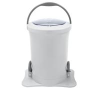 LIAPDG 12L/3.17 Gal Manual Dehydrator, Portable Foot Pedal Washing Machine Lightweight Manual Draw Cord Spin Dryer for Thick Duvet Covers, Bed Sheets in Traveling, Student Residence