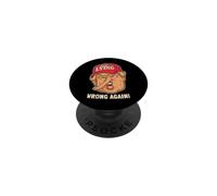 Liar Trump Make Lying Wrong Again Long Nosed Caricature PopSockets Adhesive PopGrip