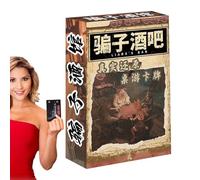 Liar's Bar - 5.2 cm Large PC Soldier Action Figures | Physical, Card-Based Multiplayer Party Game for the Table | Casual Fun Deck and Character Model Set | Accessories for Strategy and Deception