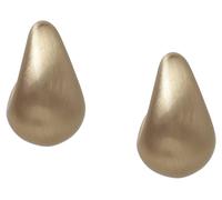 Liars & Lovers Gold Brushed Teardrop Stud Earrings