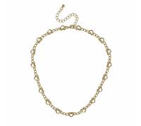 Liars & Lovers Gold Tone Heart Chain Necklace