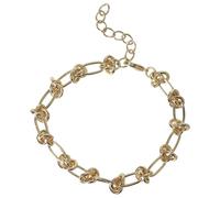 Liars & Lovers Gold Tone Stainless Steel Knot Bracelet