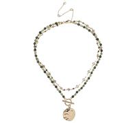 Liars & Lovers Multilayer Beaded Pendant Necklace