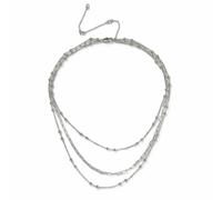 Liars & Lovers Silver Plated Multilayer Pendant Necklace