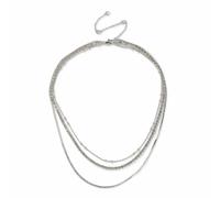 Liars & Lovers Silver Plated Tennis Ball Chain Necklace