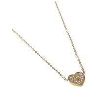 Liars & Lovers Stainless Steel Crystal Heart Necklace