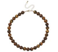 Liars & Lovers Tigers Eye Brown Beaded Necklace